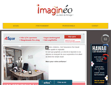 Tablet Screenshot of imagineo-creations.com